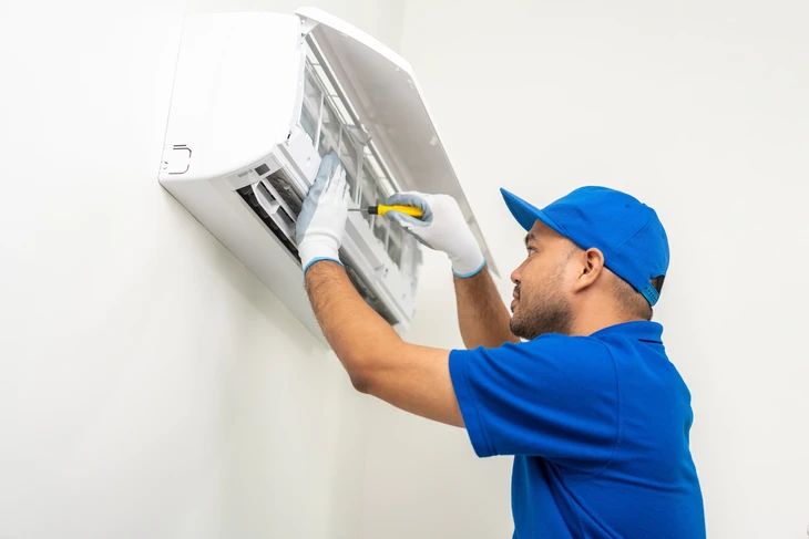 Service de climatisation à l'intérieur
